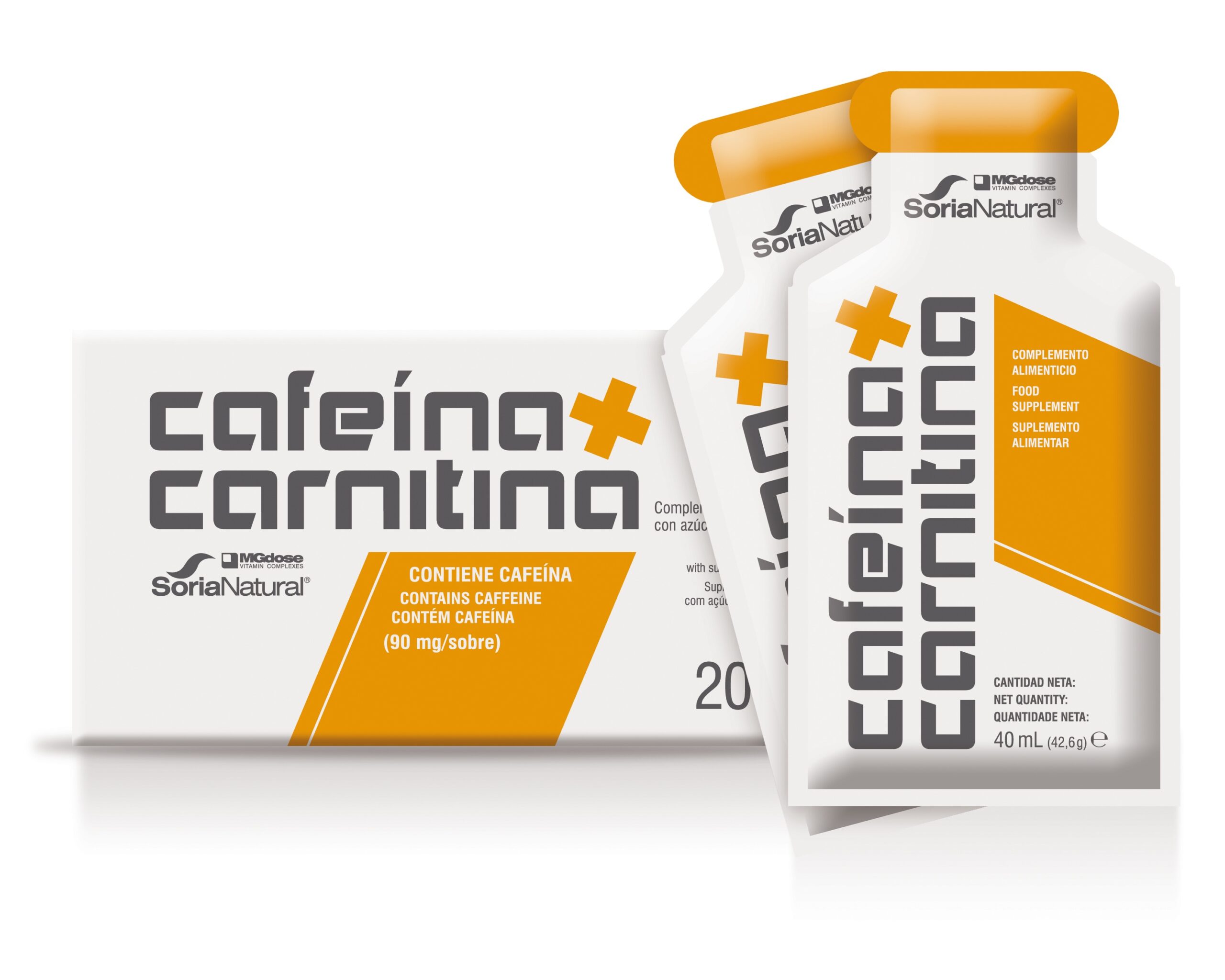 Cafeine + carnitine gel